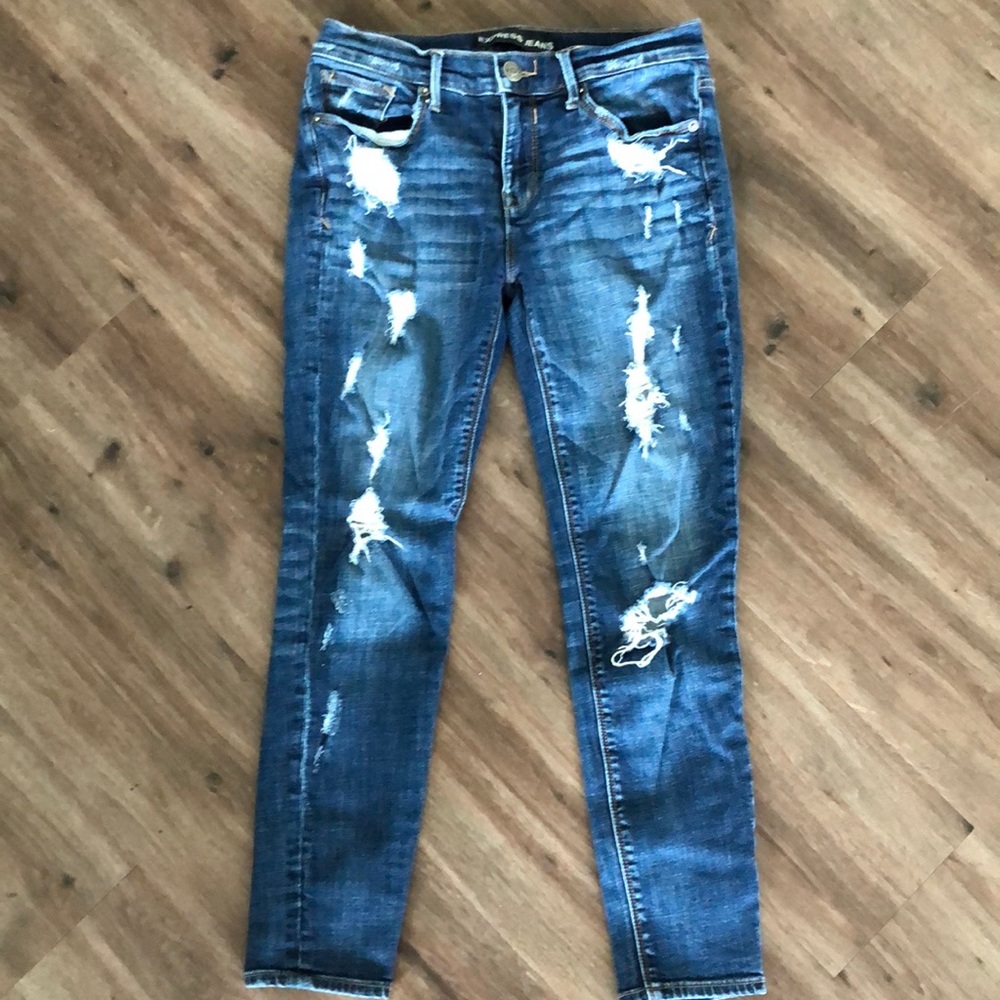 Express Distressed Legging